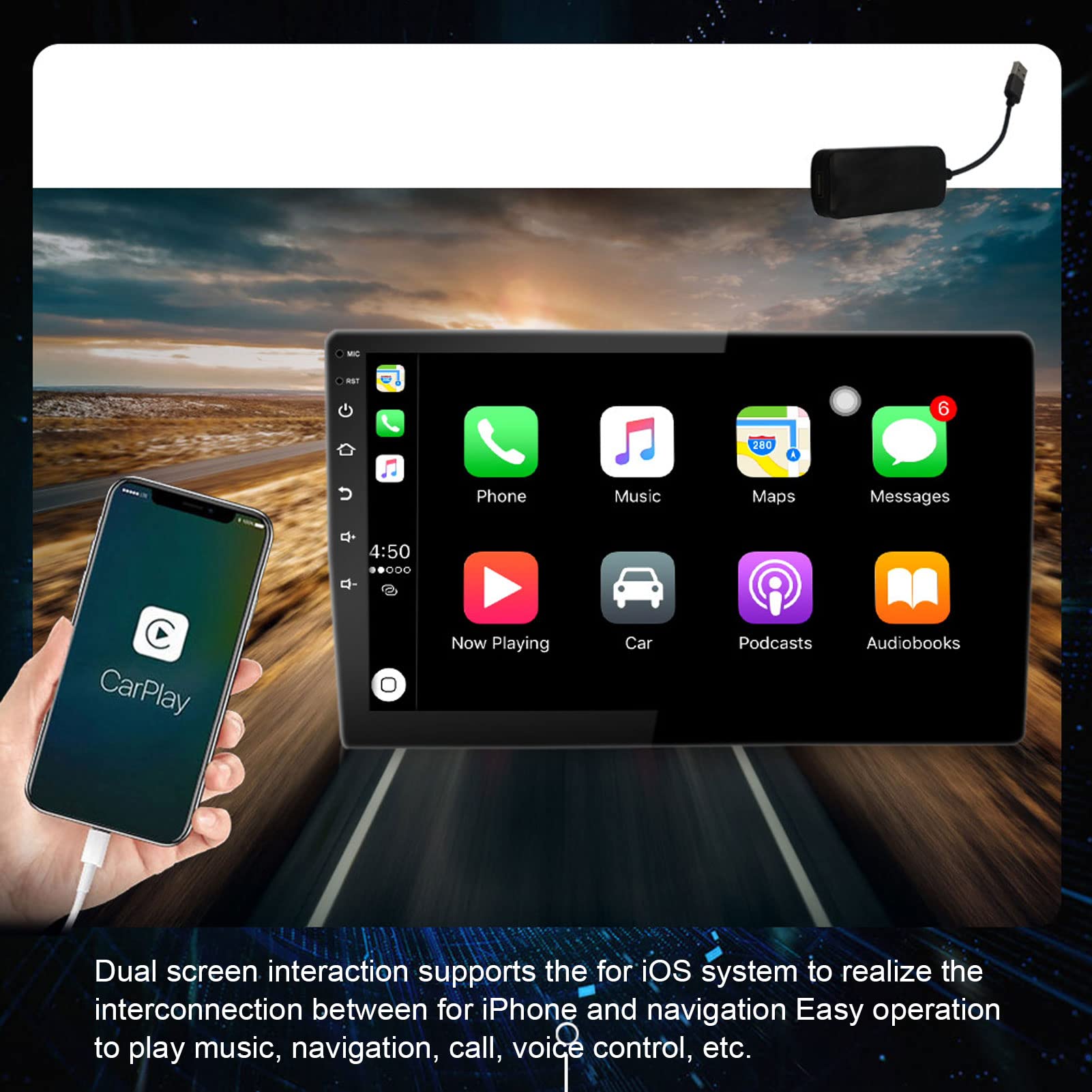 Asixxsix Navegador GPS para Automóvil, 1GB 16GB LTE WiFi RV Camión Navegación GPS con Pantalla Táctil de 10.1 Pulgadas,Cámara de Visión Trasera, Radio FM, de Navegación GPS Universal