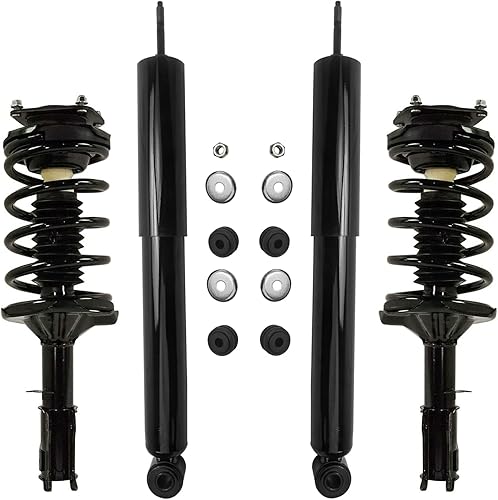 Miniatura 71 de Detroit Axle - Kit de amortiguadores de 4 puntales para Ford Escape 14-19, 2 puntales delanteros con resorte helicoidal 2 amortiguadores traseros