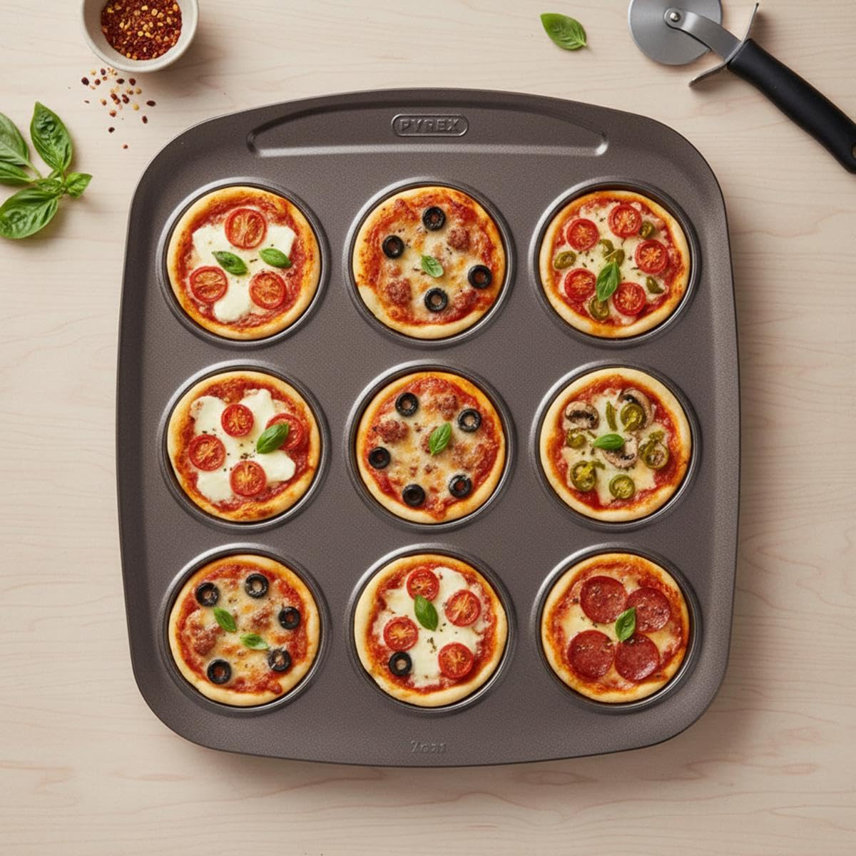 Asimetria Baking Tray for Mini Pizza