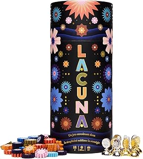 SAVANA Lacuna – Jeu de société stratégique pour 2 Joueurs | Collection de Fleurs, réflexion et stratégie | Facile à Apprendre, 20 Minutes | 8 Ans et Plus | Idéal pour Jouer Entre Amis ou en Couple
