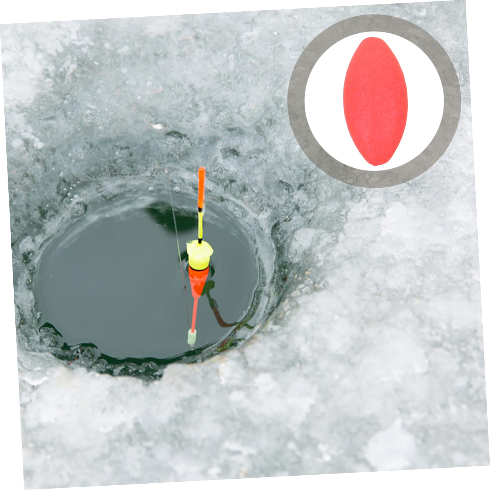 ibasenice Amplificateur À Queue Flottante Attaquer Chariots De Pêche Flotteur De Pêche Flotteurs De Pêche en Douce Accessoires De Pêche Plastique Rouge