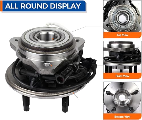 Miniatura 2 de PAROD Par 515003 Conjunto de rodamiento de cubo de rueda delantera para Mercury Mountaineer 1997-2001, Ford Explorer 1995-2001, Ranger 2001-2009,