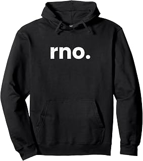 RNO Reno Tahoe Nevada Airport Code List RNO Pullover Hoodie