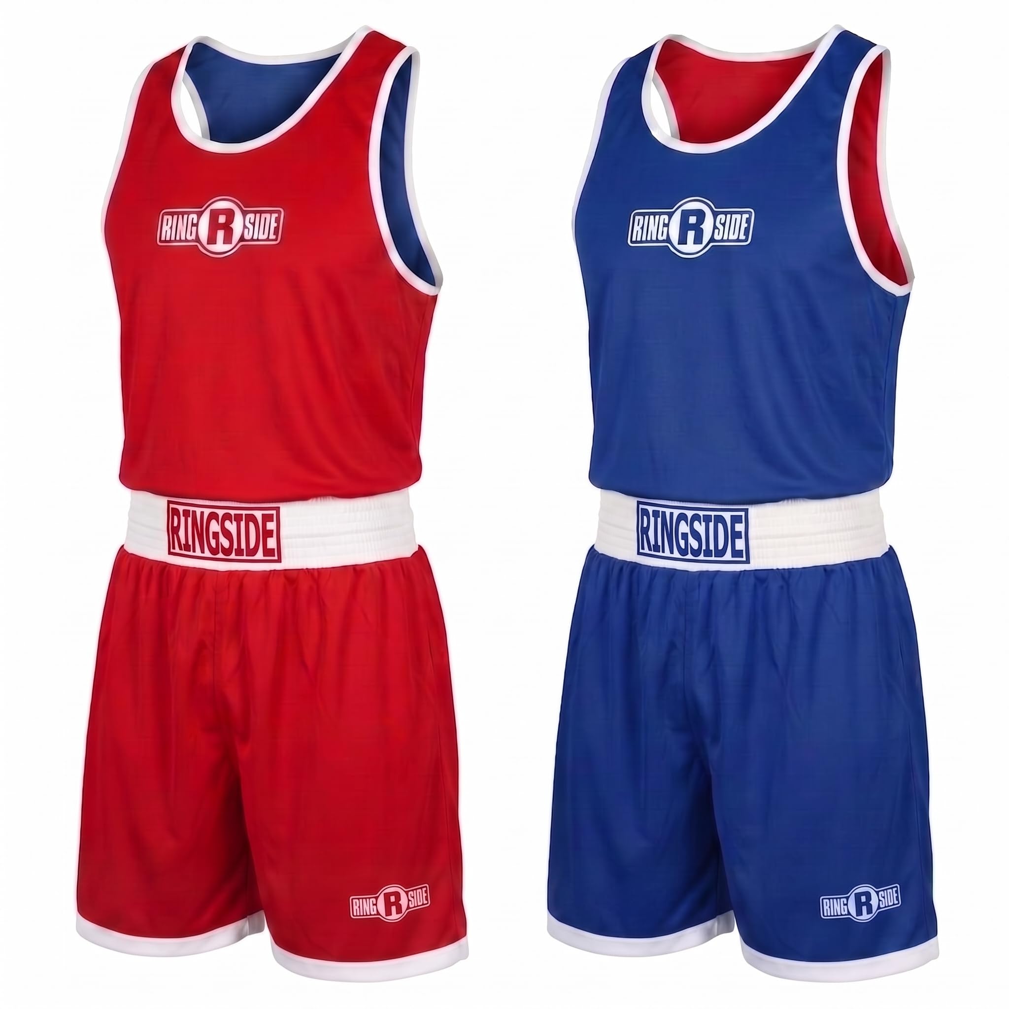 Ringside Wendbares Wettkampf-Outfit., Unisex-Erwachsene Herren, blau, XX-Large