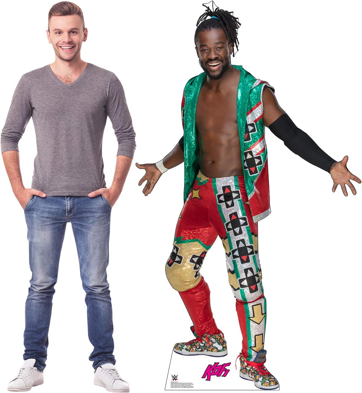 Cardboard People Kofi Kingston Life Size Cardboard Cutout Standup - WWE