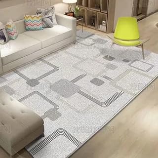 Alfombras grandes de estilo nórdico, para sala de estar, dormitorio, abstracción ligera, lujosa, suave, antideslizante, antiincrustante, lavable, para puerta de baño, cocina, alfombras pequeñas, 80 x