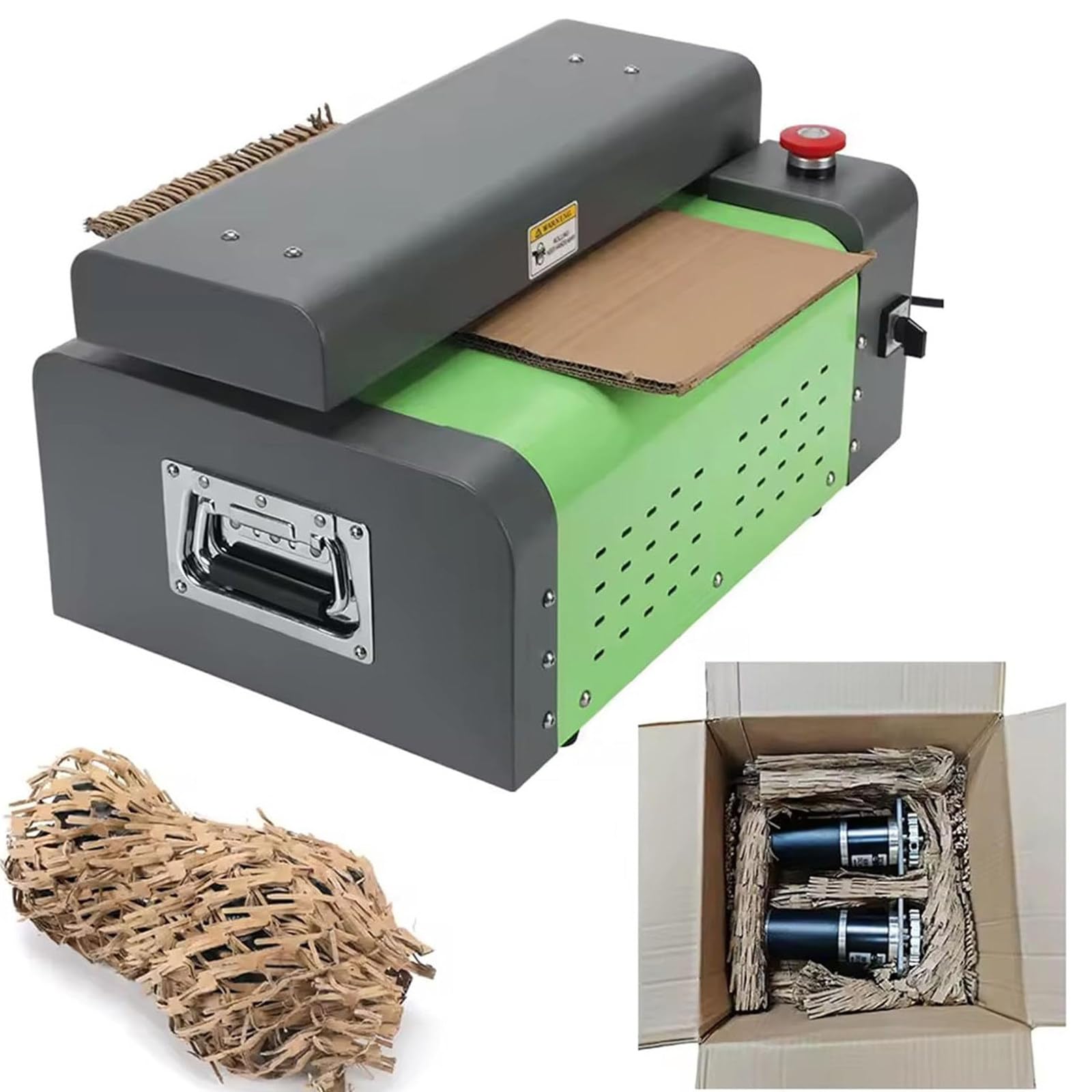 JXYQ Automatic Cardboard Shredder Machine, 425mm Cutting Width, 3m/min Speed, for Express Packaging and Corrugated Box Cutting