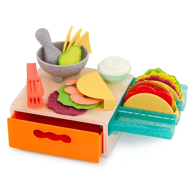 B. toys Mini Chef - Juego de Tacos con Accesorios y Caja