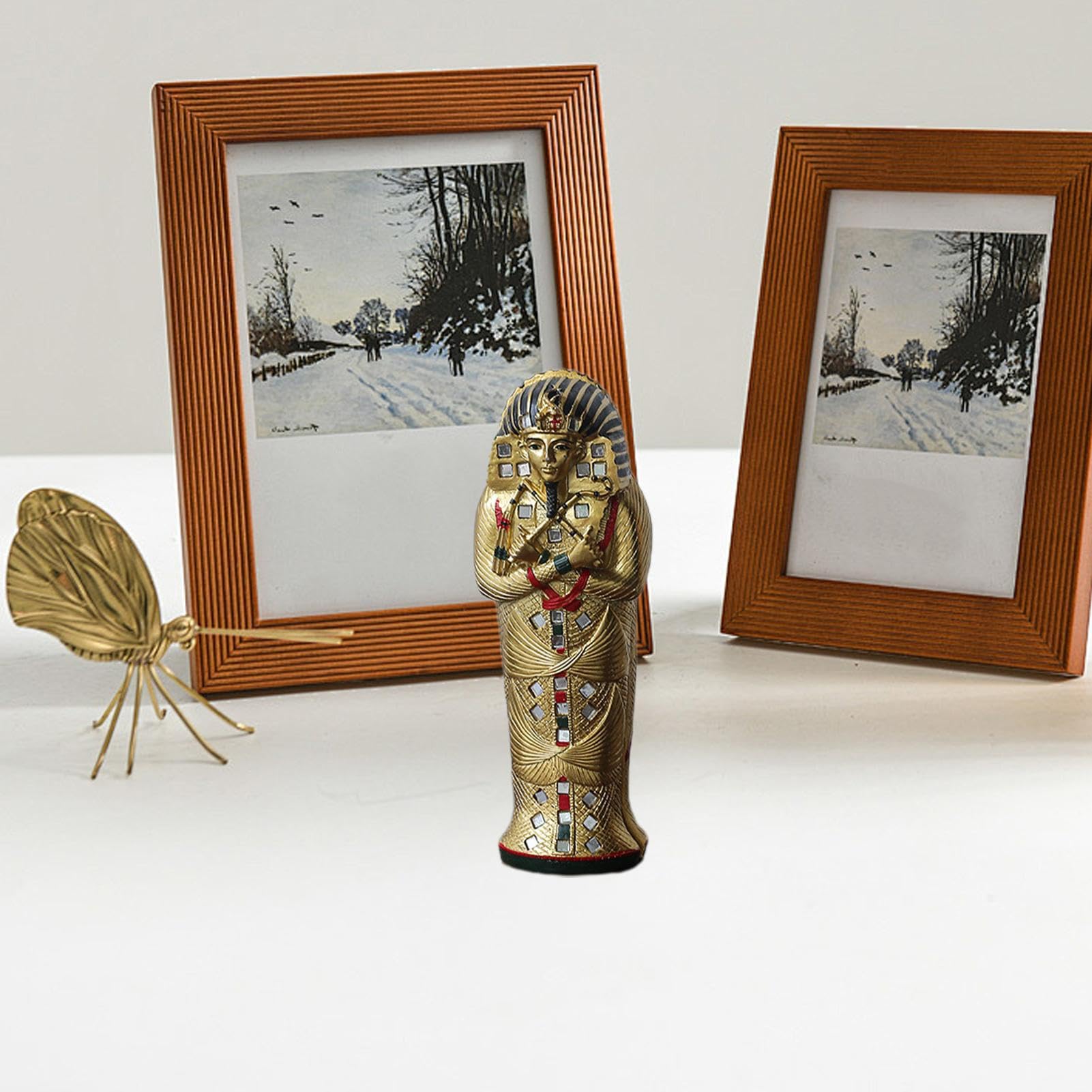 Amazon.co.jp: エジプトのファラオ像、樹脂エジプト神の像 | 樹脂製の