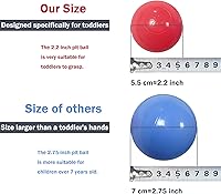 Vista 4 de Pelotas para pozo de pelotas de 500 piezas, bolas para niños, sin BPA y ftalatos, no tóxicas, a prueba de aplastamiento, bolas de plástico suave