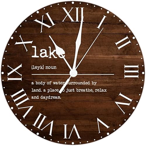 Miniatura 7 de ArogGeld Reloj de PVC con definición de recursos humanos refranes motivacionales relojes sin marco números romanos reloj diccionario con significado