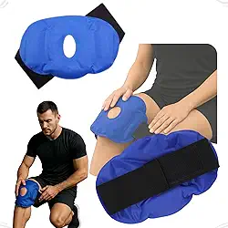 Bolsa Gel Compressa Terapêutica Quente e Fria Reutilizável Alívio de Dores Musculares Inflamações Inchaços para Joelho Ombro
