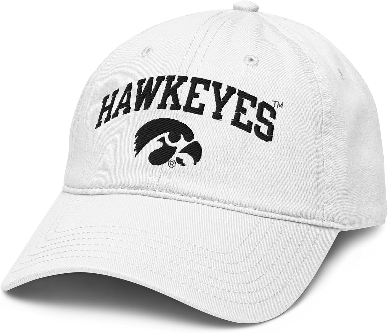 Iowa Hawkeyes Arch Over Logo Officially Licensed Adjustable Baseball Hat
