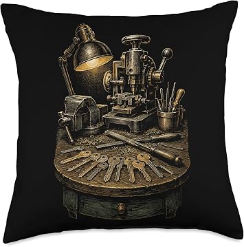 Locksmith Locksmithing Throw Pillow