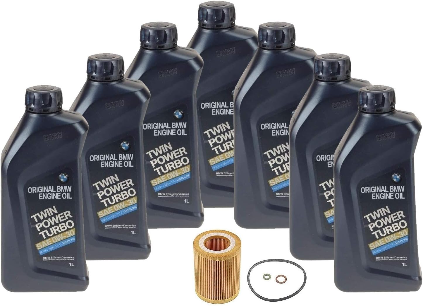 Amazon.com: Genuine 0W-30 Twin Power Turbo 7 Liter Oil Change Kit For ...