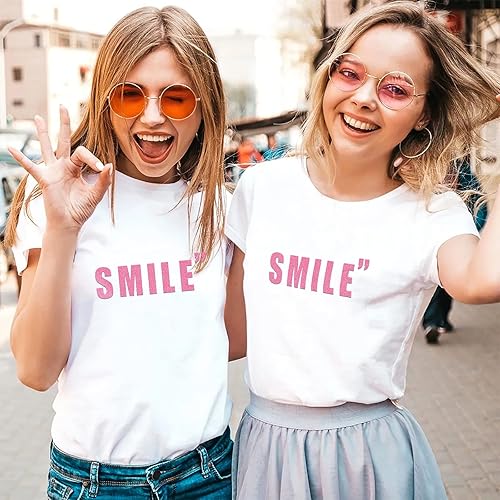 Miniatura 4 de Cysincos Letras termoadhesivas para ropa, camisetas de transferencia de calor, parches de letras de vinilo, calcomanías para planchar, ropa,