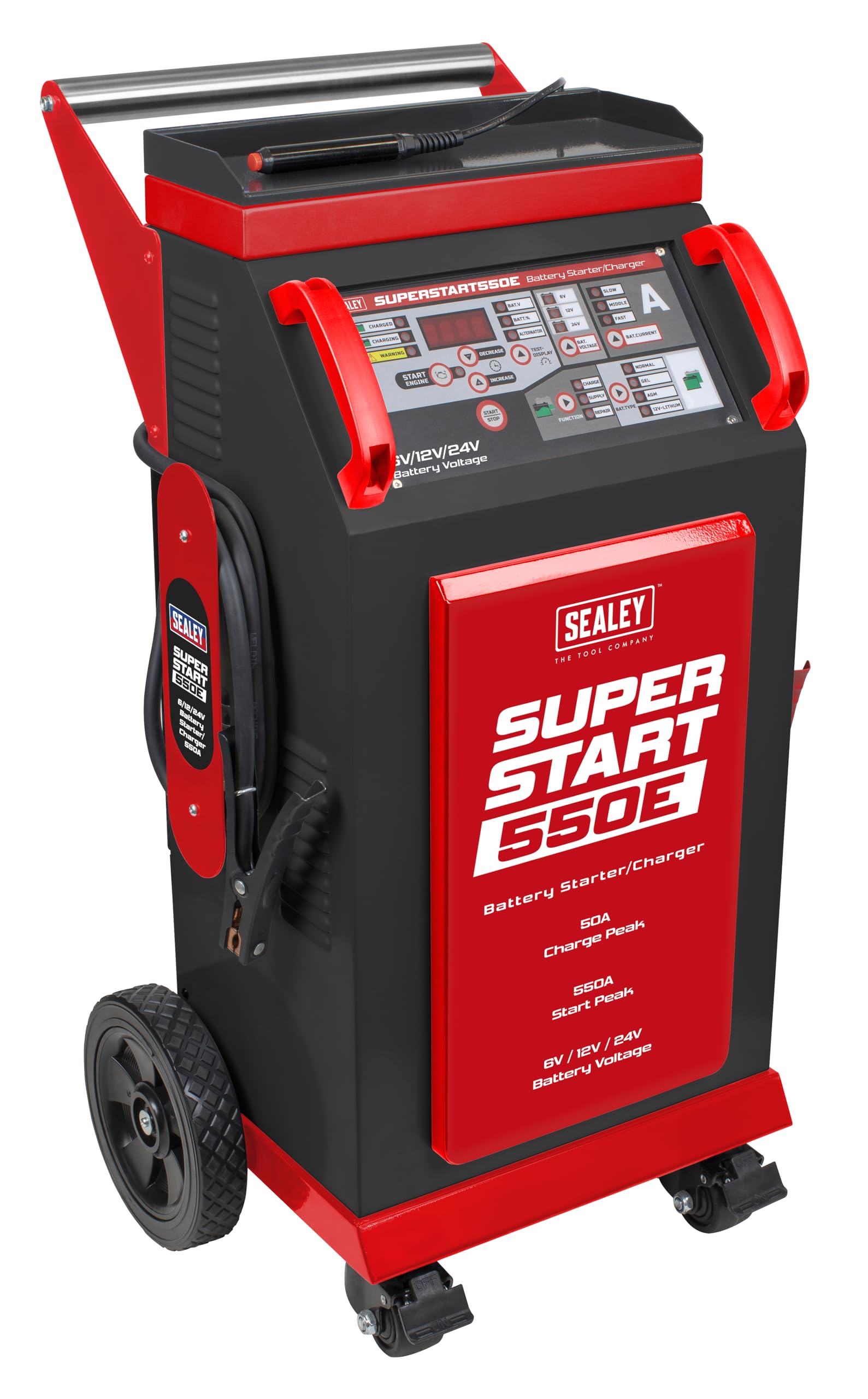 SUPERSTART550E 6/12/24V Battery Starter/Charger 550A