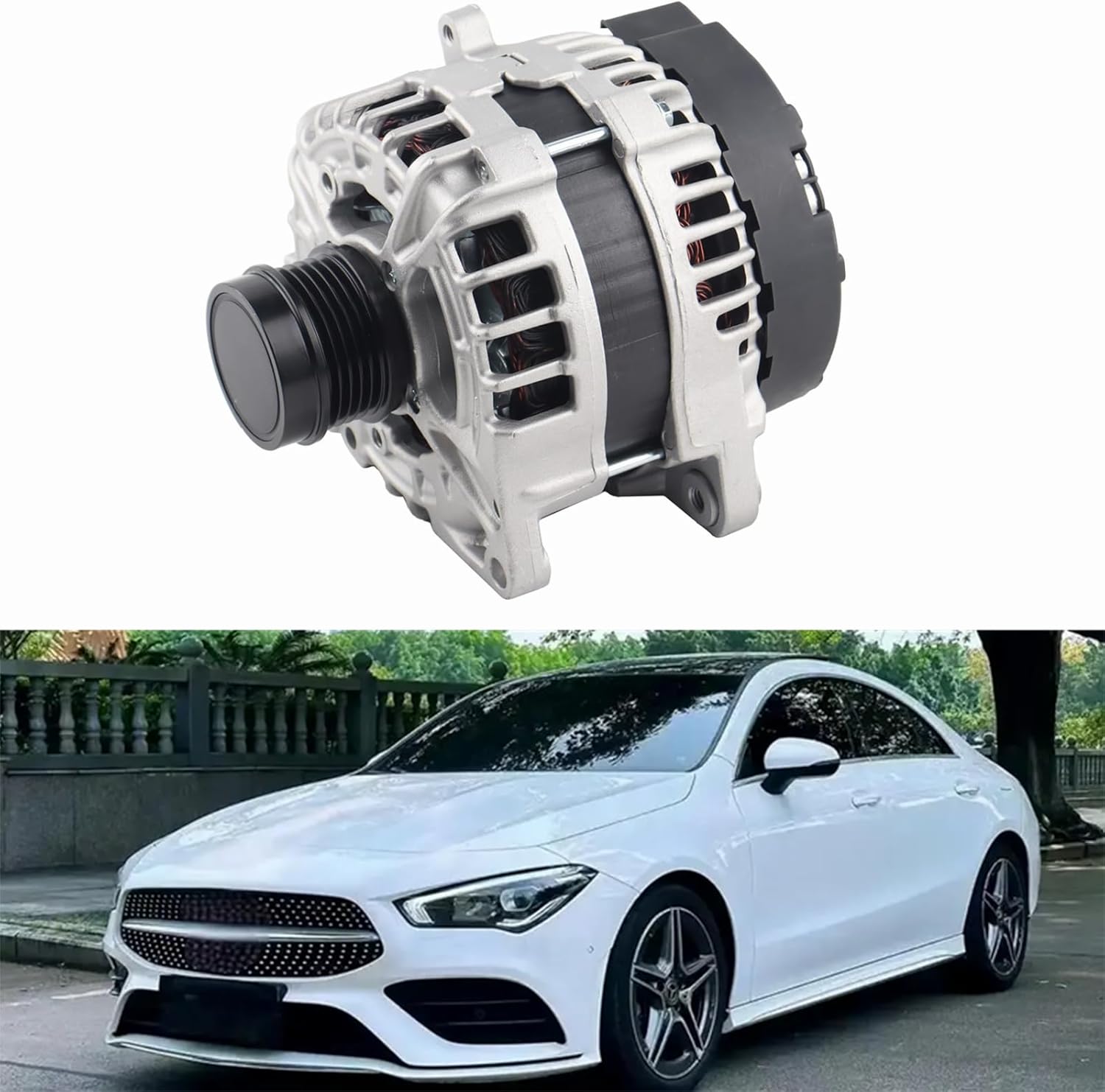 0125711030 Alternator Compatible with 2014-2019 Mercedes-Benz CLA250, 2015-2020 GLA250 2.0L Replace# 0009060022,20741N