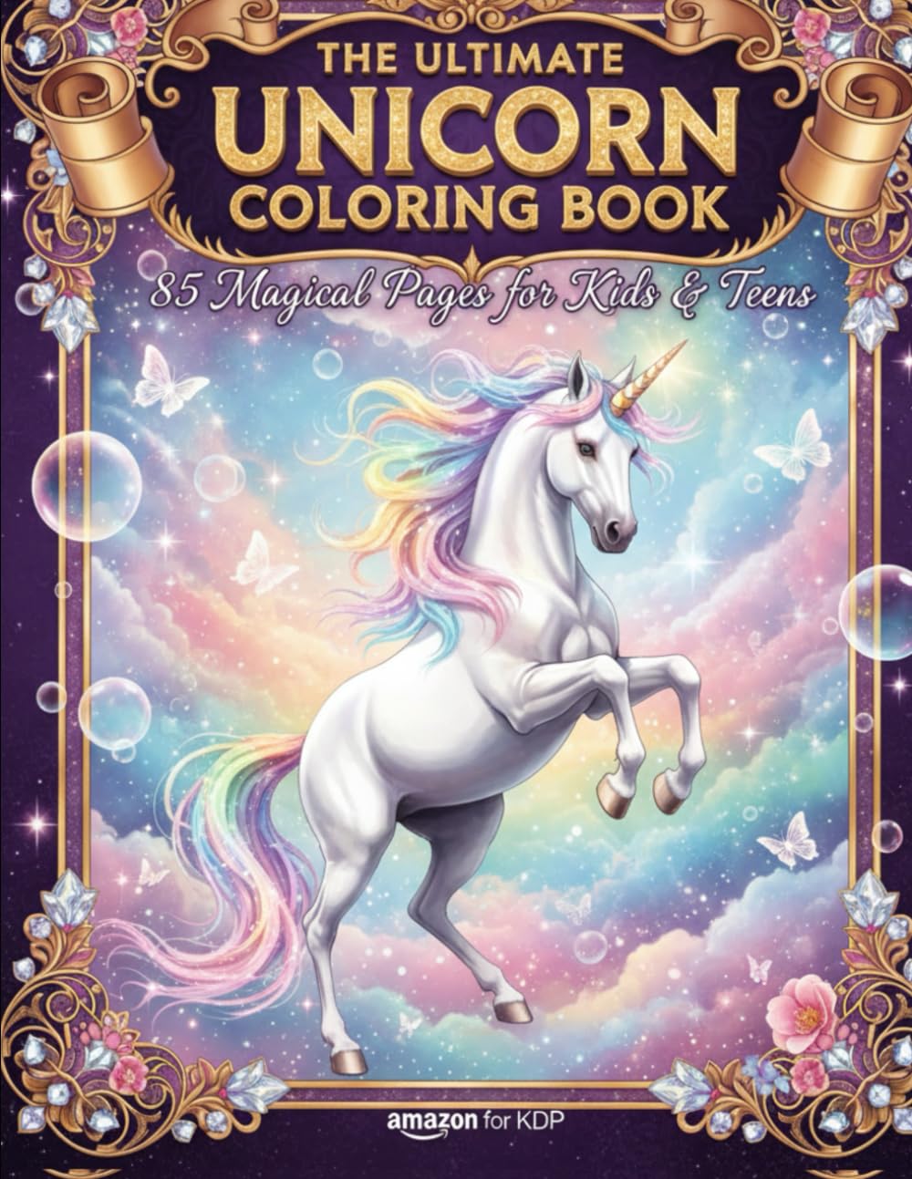Magical Unicorn Coloring Book for Kids.: Adorable and Fun Unicorn Coloring Pages to, Inspire Imagination, and Provide Hours of Screen-Free Fun.