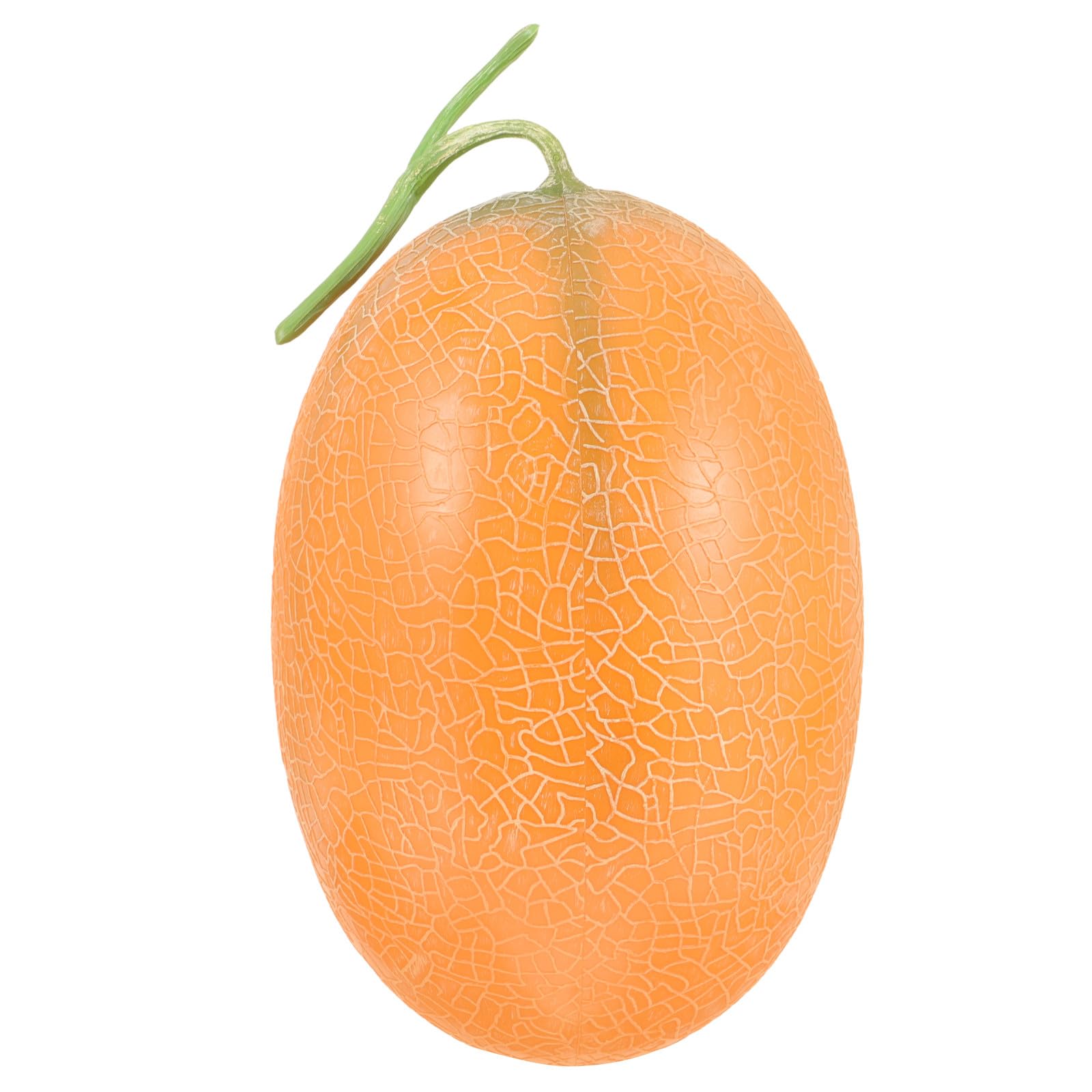 TOYANDONA Melone Durevole Cantalupo Artificiale Schiuma Realistico e in Decorazione di Multifunzionale per Fotografia Alimentare e Diverse Occasioni