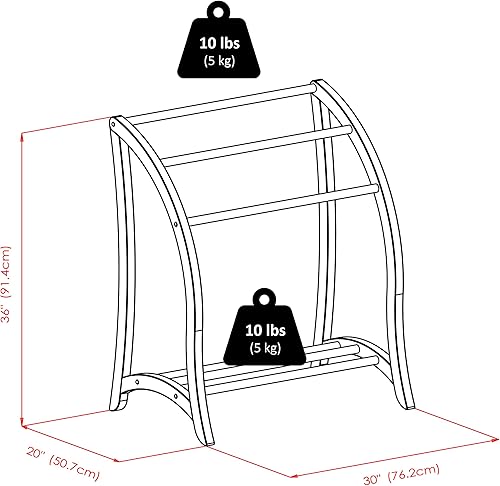 Miniatura 8 de Winsome Wood Betsy Almacenamientoorganización, nogal antiguo