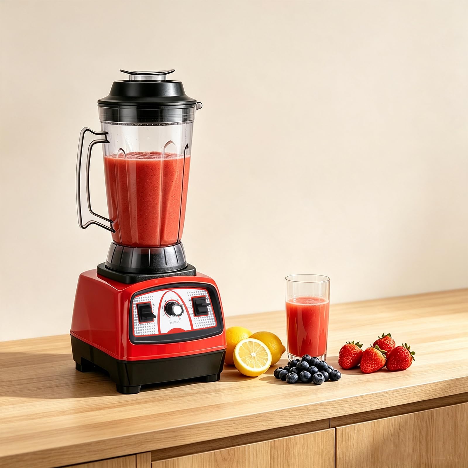Mixeur professionnel haute performance 3,9 l 2800 W Mixeur à smoothie haute performance Multi blender Fonction auto-nettoyage