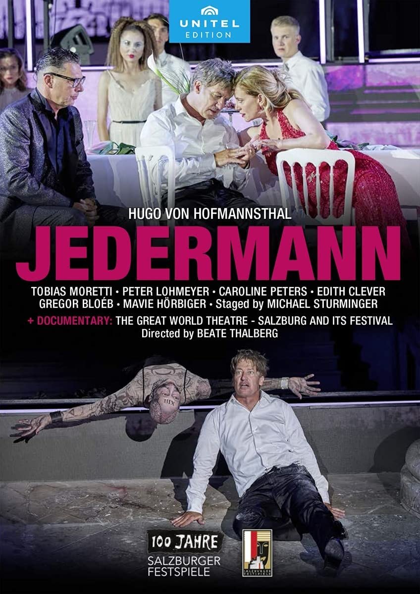 Hofmannsthal: Jedermann [Peter Lohmeyer; Tobias Moretti; Caroline Peters; Edith Clever; Gregor Bloéb; Michael Sturminger (staging)] [Unitel Edition: 804508] [DVD] [2021] [NTSC]