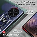 TheGiftKart Tough Armor Bumper Back Cover Case for Mi Redmi A4 5G / Redmi 14C 5G / Poco C75 5G / Poco M7 5G | Rotating Camera Cover, Kickstand & Ring Holder | 360° Protection Cover (PC & TPU, Blue) gallery image