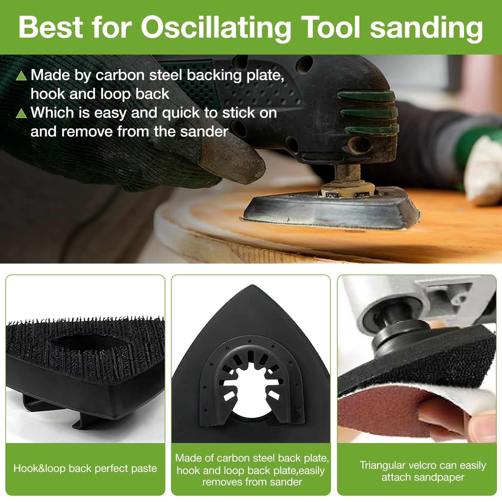 Oscillating Tool Sanding Pads - 104pcs Kit -2 Oscillating Tool Sanding Pads - 104pcs Kit -2