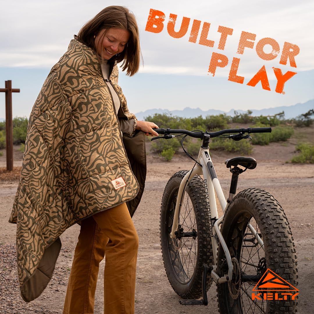 Kelty | Bestie Blanket Fern - Compact, Versatile Large 1P Camp Blanket - Twin