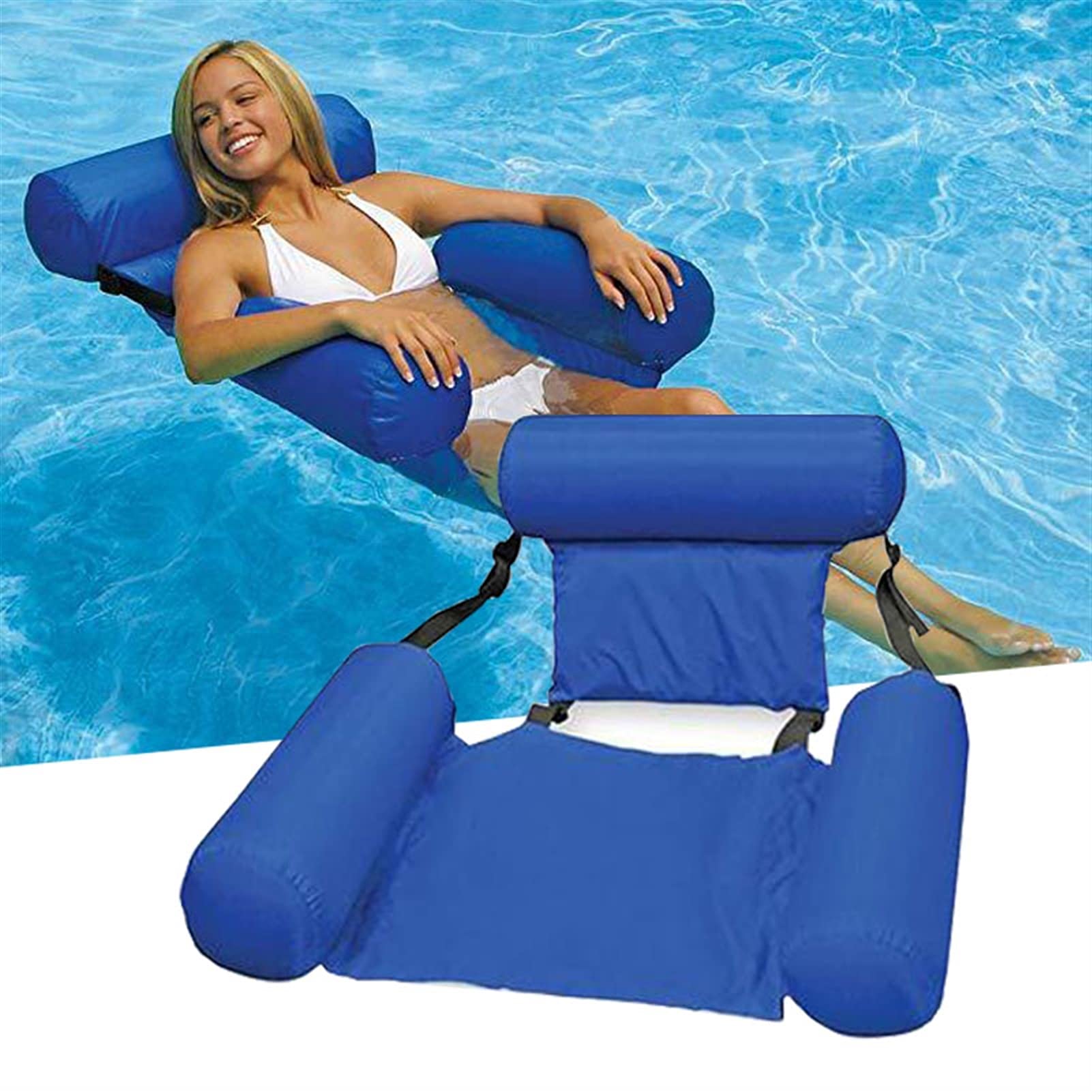 Colchoneta piscina Flotador piscina Hamaca de agua reclinable para natación, colchón flotante inflable, anillo de natación marina, juguete de fita, cama de salón para nadar - AliExprs 18 Colchoneta piscina Flotador piscina Hamaca de agua reclinable para natación, colchón flotante inflable, anillo de natación marina, juguete de fita, cama de salón para nadar - AliExprs 18