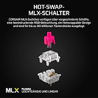 Corsair Vanguard 96 Mechanikus Gaming Billentyűzet MLX Plasma, 8000Hz, LCD Kijelző, QWERTZ Német kiosztás 5