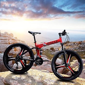 MOUNTAIN 折りたたみ自転車　26インチ Amazon | 26インチ折りたたみ自転車 21段変速マウンテンバイク