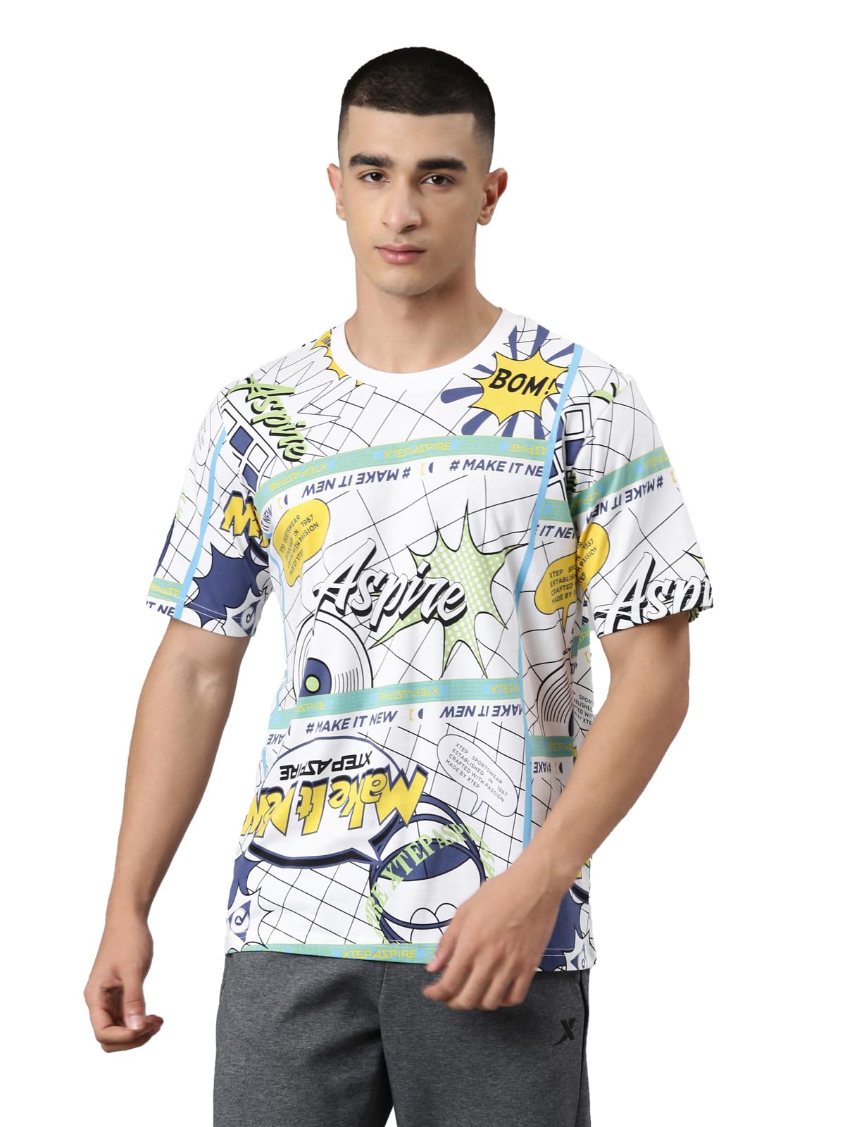 xtep Men Lgnite Youth Lifestyle Casual T-Shirt-picture-13