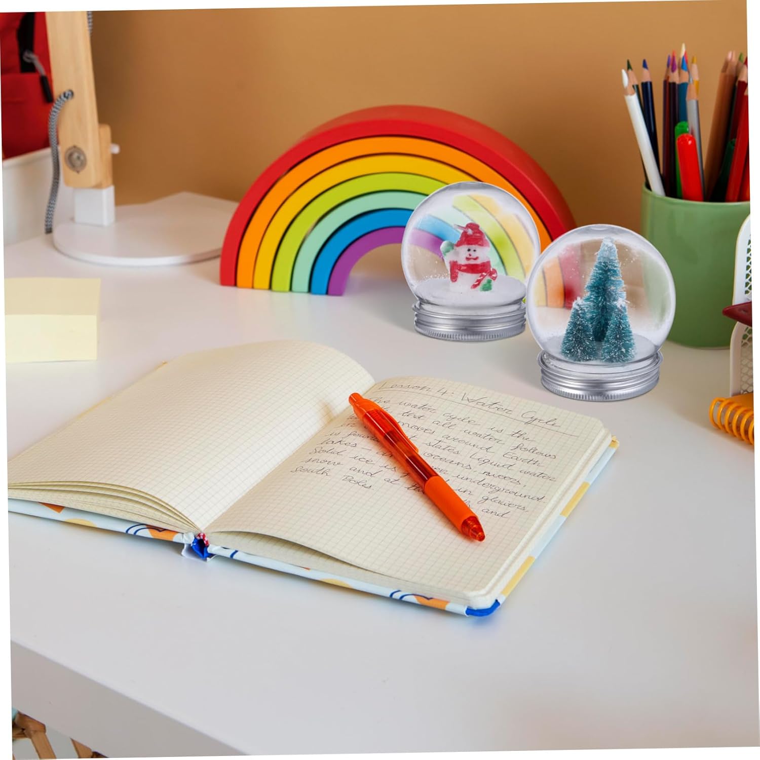 40pcs Plastic Water Globe Candy Bottle Cap for Crafting Snow Globes for Weddings Parties and Holiday Decorations