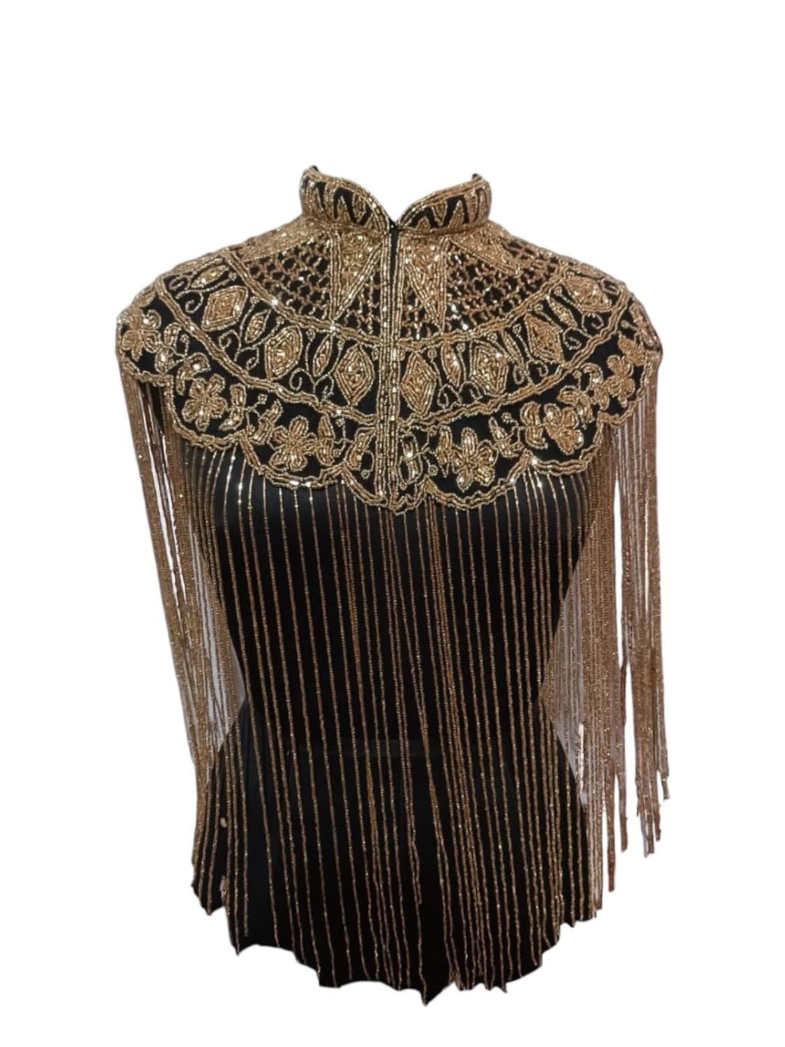 Zuho Embellished Poncho For Women Part Wear (Gold) - Review, Price and Buying Guide