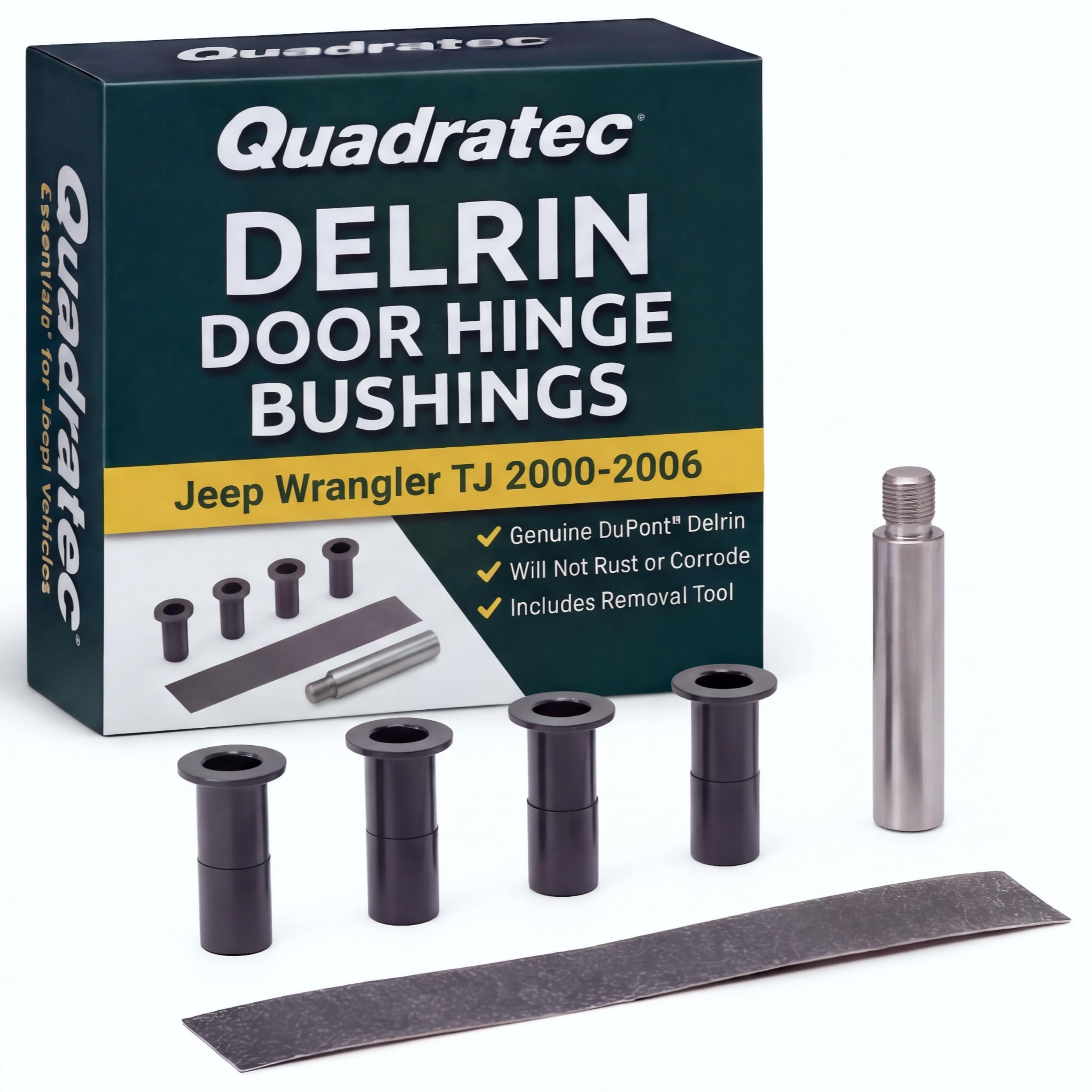 Amazon.com: Quadratec Delrin Replacement Door Hinge Bushing Set