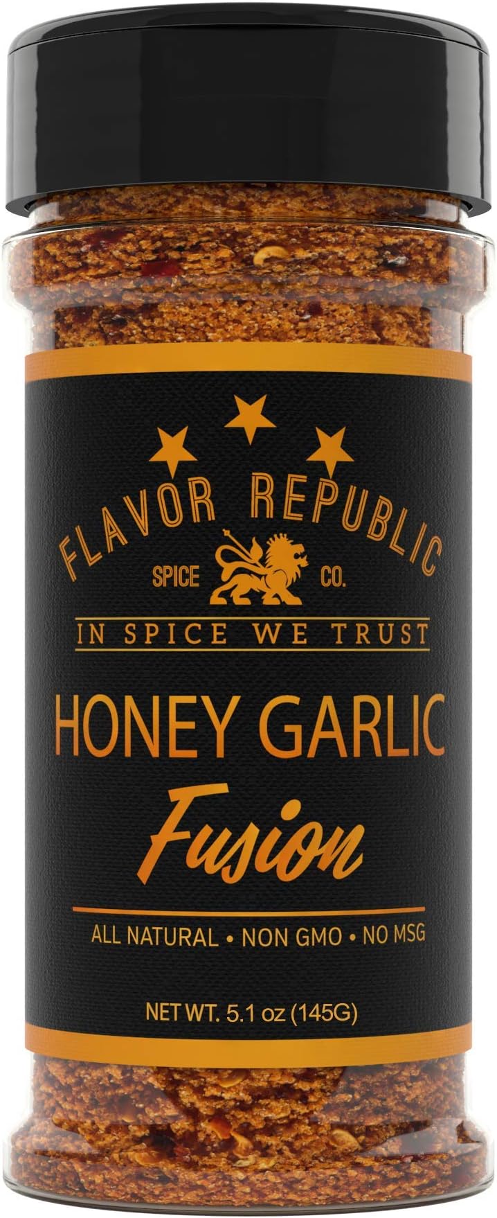 BBQ Dry Rub, Honey Garlic Fusion. Savory Spice Blend Powder for Chicken, Pork and Steak Seasoning - Flavor Republic (5.1 oz)