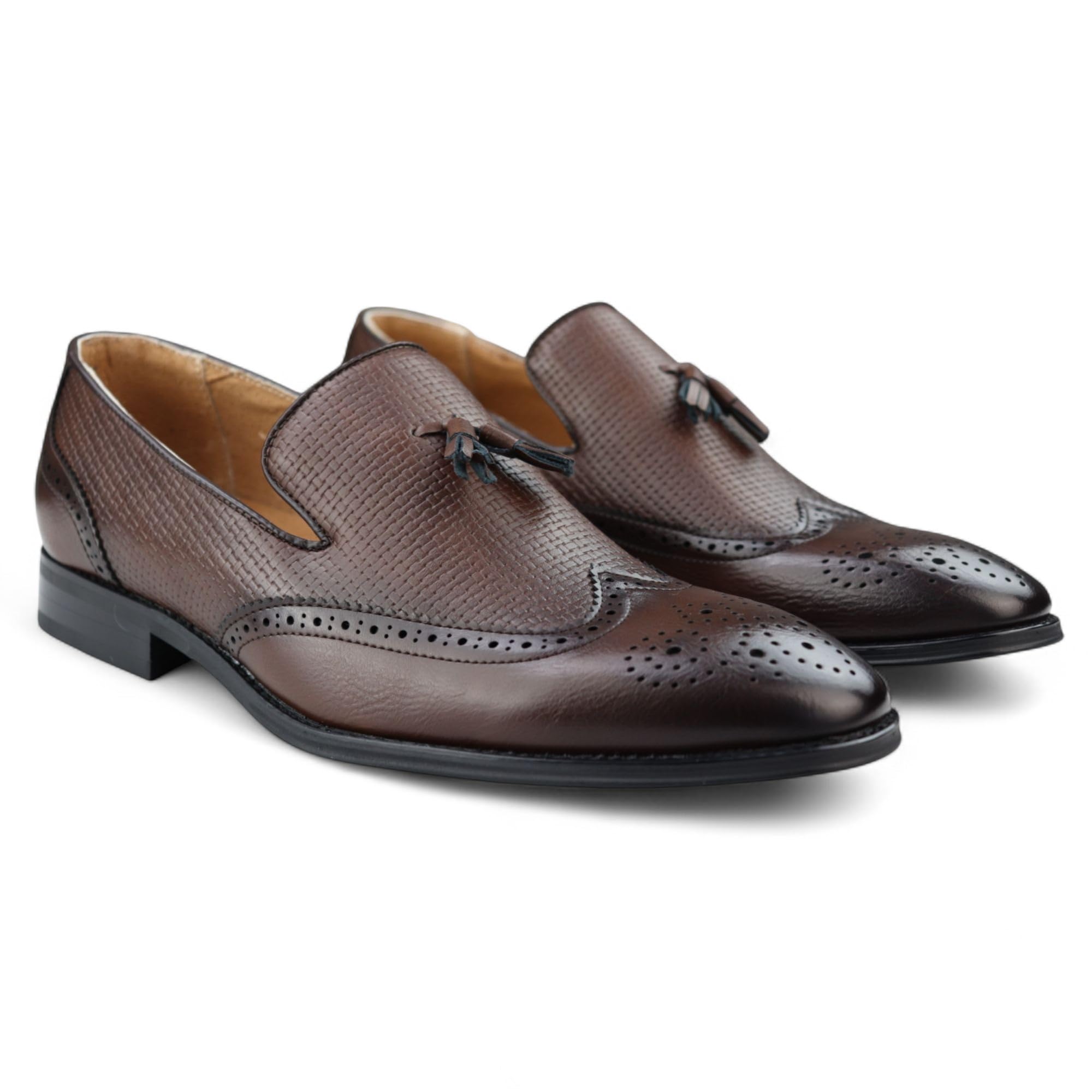 Mocasines Dolcetto para Hombre con Borlas, Estilo Mocasín Elegante y Fácil de Poner.