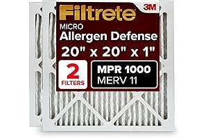 Filtrete 20x20x1 AC Furnace Air Filter, for cleaner, healthier air