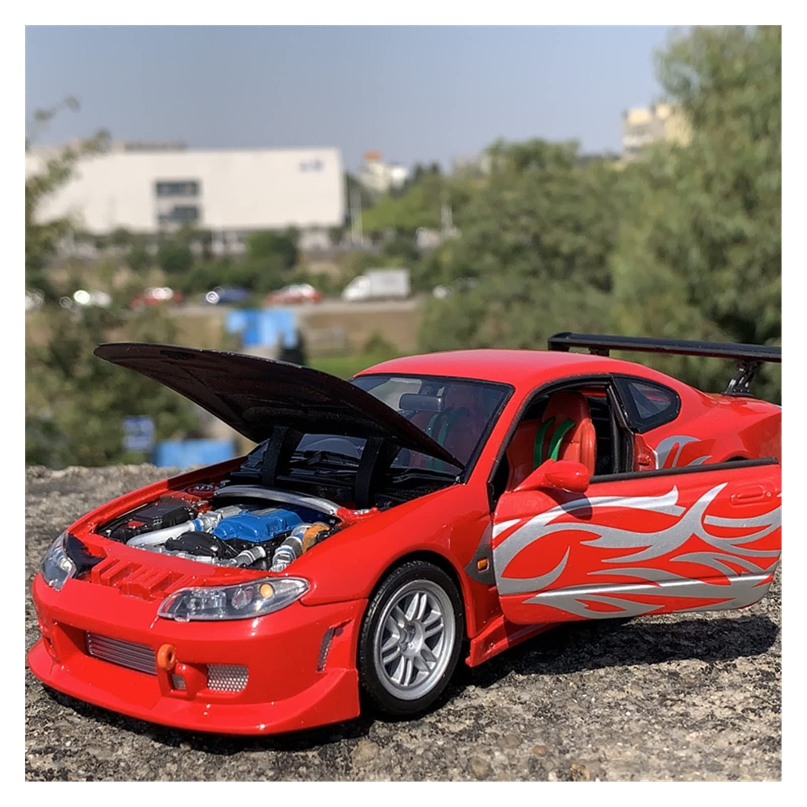 Amazon | ミニカー 1/24日産シルビアS15合金ダイキャストカー