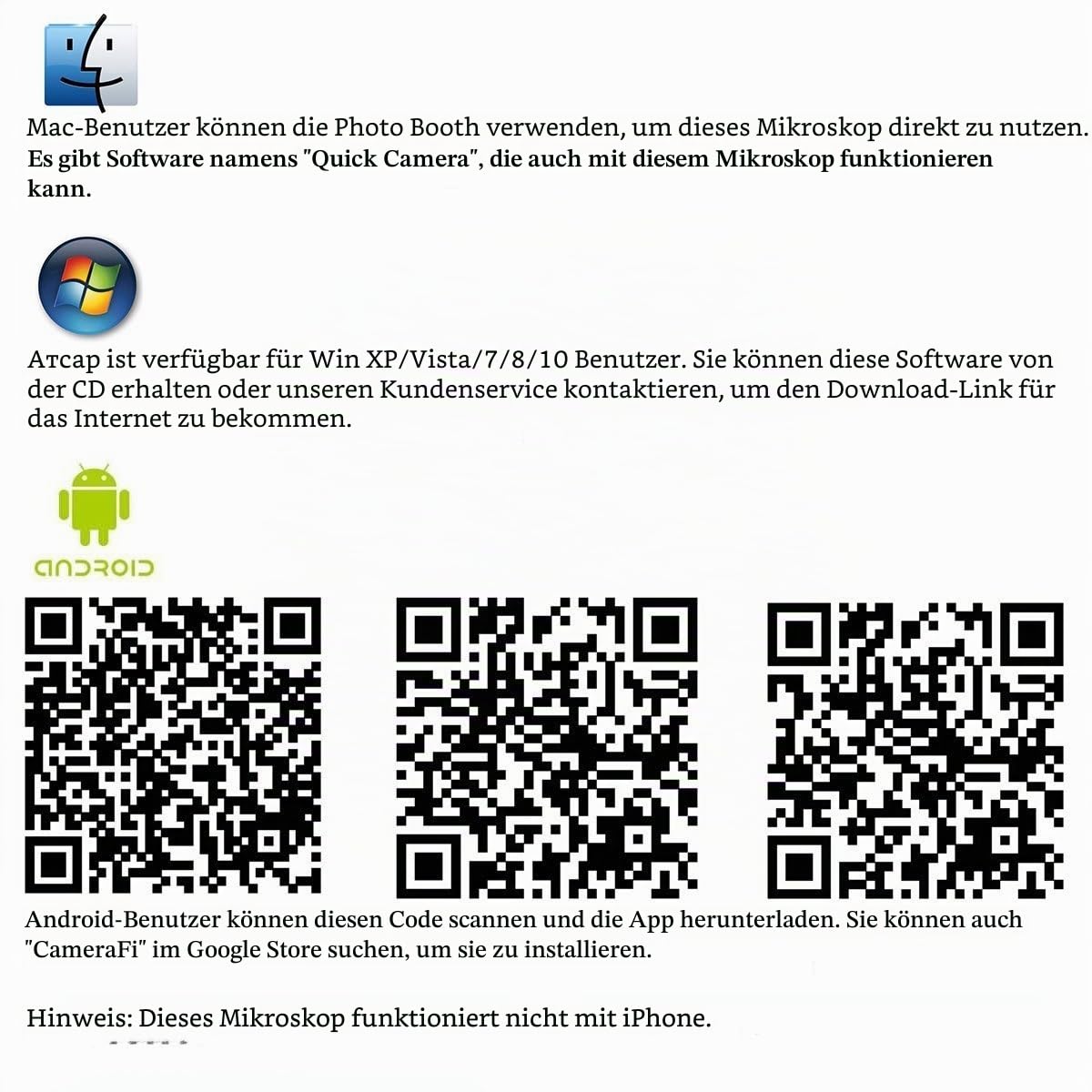 USB Digital Mikroskop, Bysameyee Handheld 40X-1000X Vergrößerung Endoskop, 8 LED Mini Videokamera für Windows 7/8/10 Mac Linux Android (mit OTG)