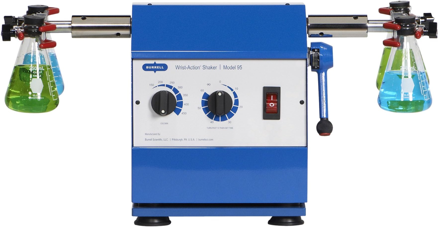 Burrell Scientific075-795-04-19 Wrist Action Shaker, Model 95-AA, Variable Speed, Blue/White