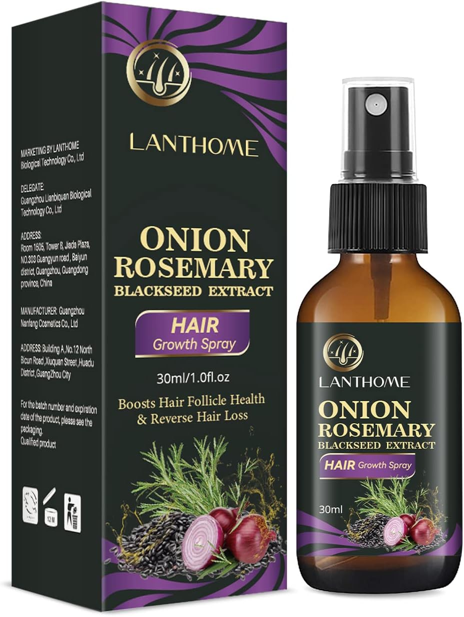 Hair Growth Spray, Onion Oil for Hair Growth Organic, Hair Growth Serum Enriched