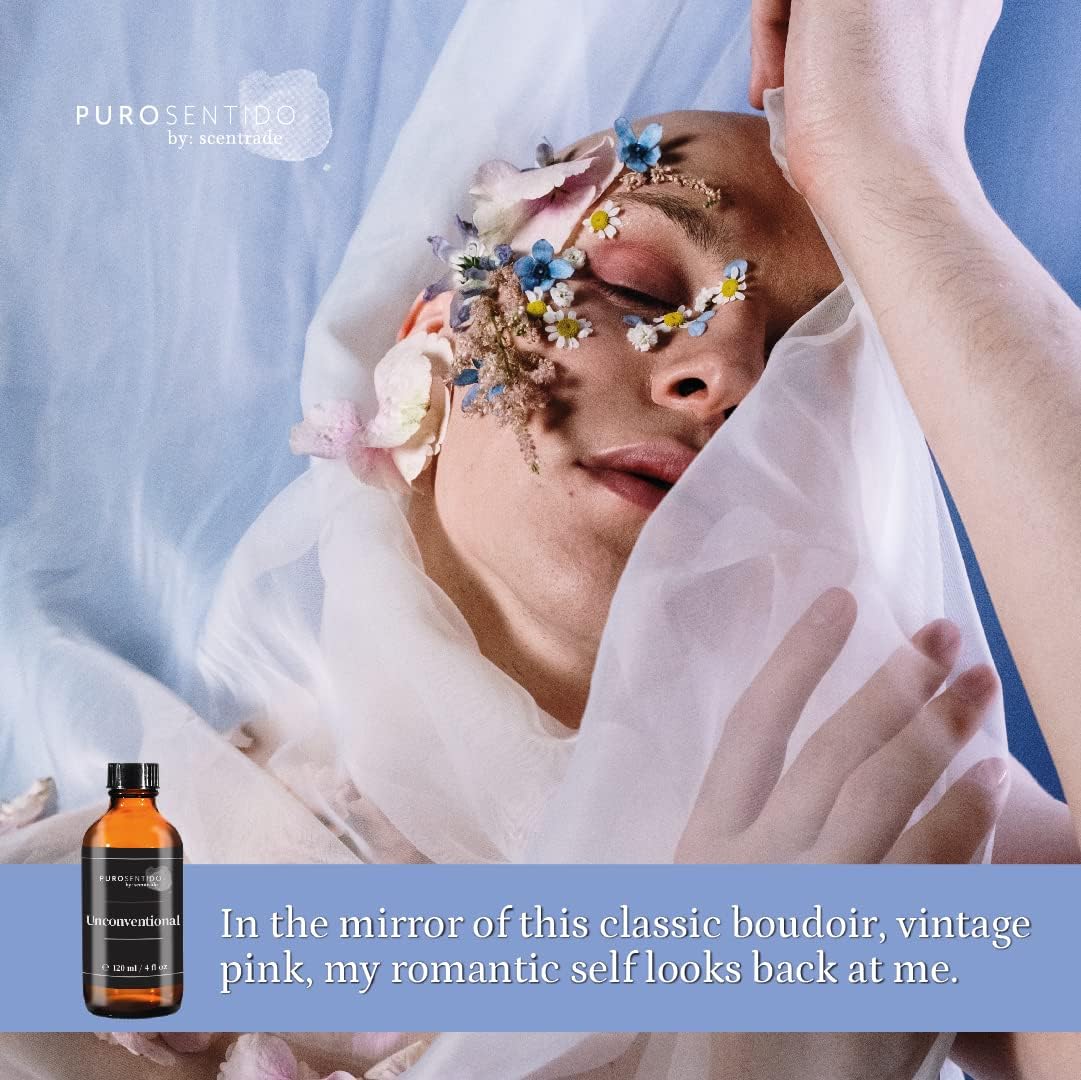 PuroSentido by Scentrade – Unconventional Aroma Oil – Unique Scent Blend with Mint, Lavender, Cinnamon & Vanilla – Premium Fragrance Oil for Diffusers and Home Scenting (120 ml / 4 Fl Oz)