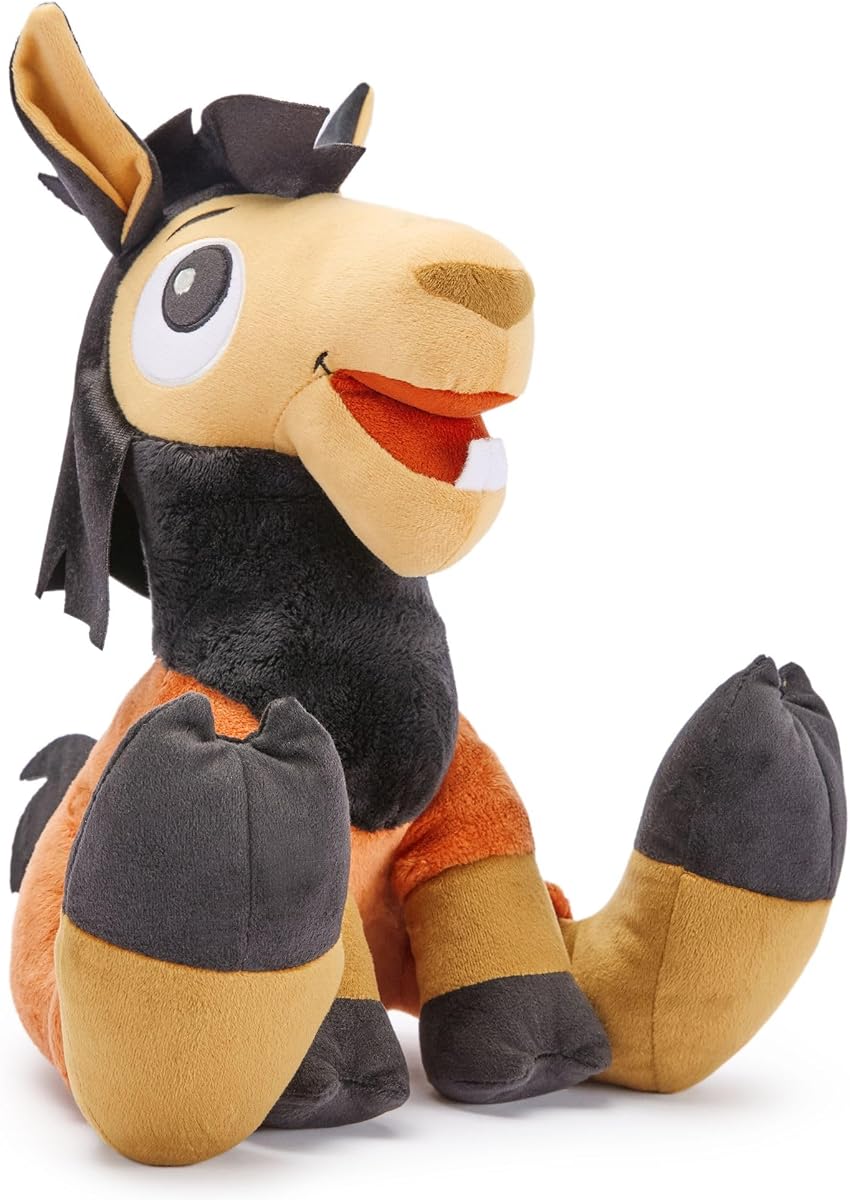 Peluche oficial Kuzco Pies Grandes de Disney Store, el nuevo animal de peluche Groove del Emperador con características bordadas, orejas suaves y flexibles y cola de fieltro, juguete de llama, 9 pulgadas