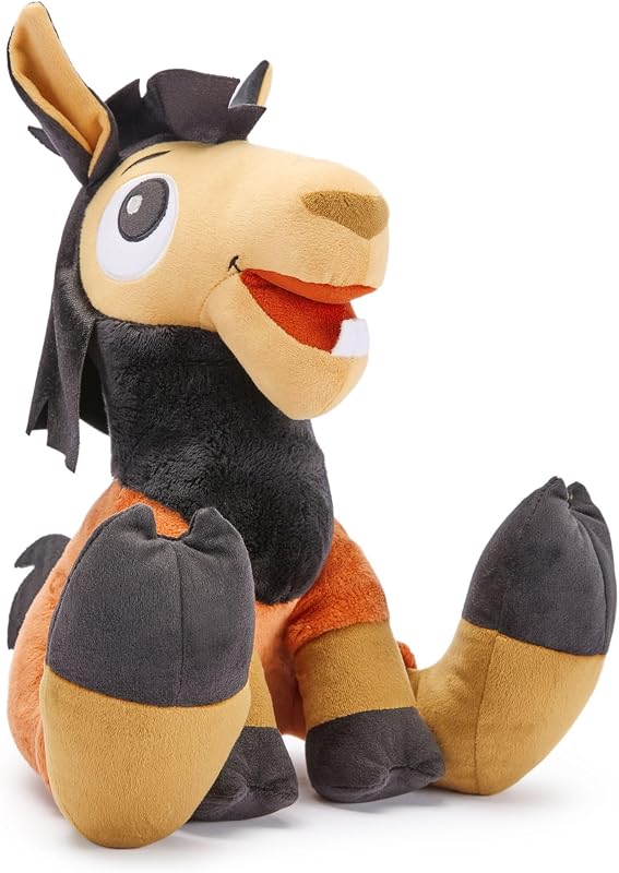 Peluche oficial Kuzco Pies Grandes de Disney Store, el nuevo animal de peluche Groove del Emperador con características bordadas, orejas suaves y flexibles y cola de fieltro, juguete de llama, 9 pulgadas