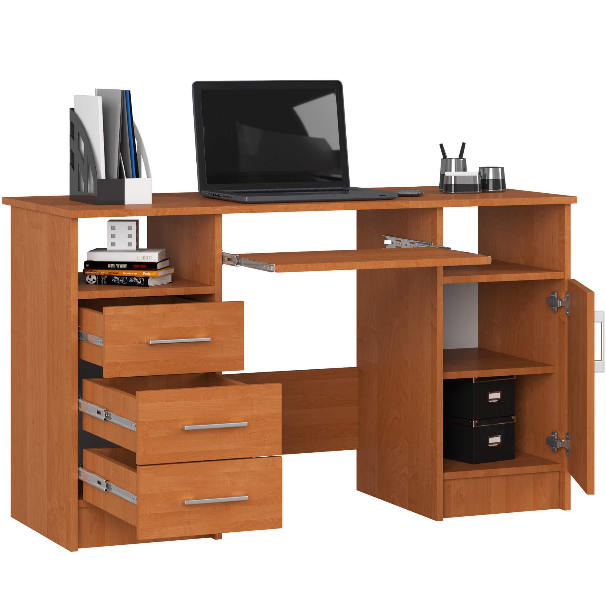 TRIUPHKEY Bureau Gaing Desk,80x52C Table de Jeu,PC Robuste Bureau d