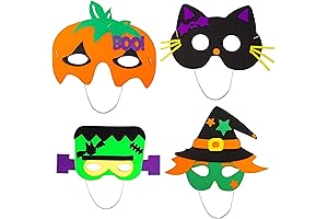 4E's Novelty Halloween Mask Crafts for Kids Ages 8-12