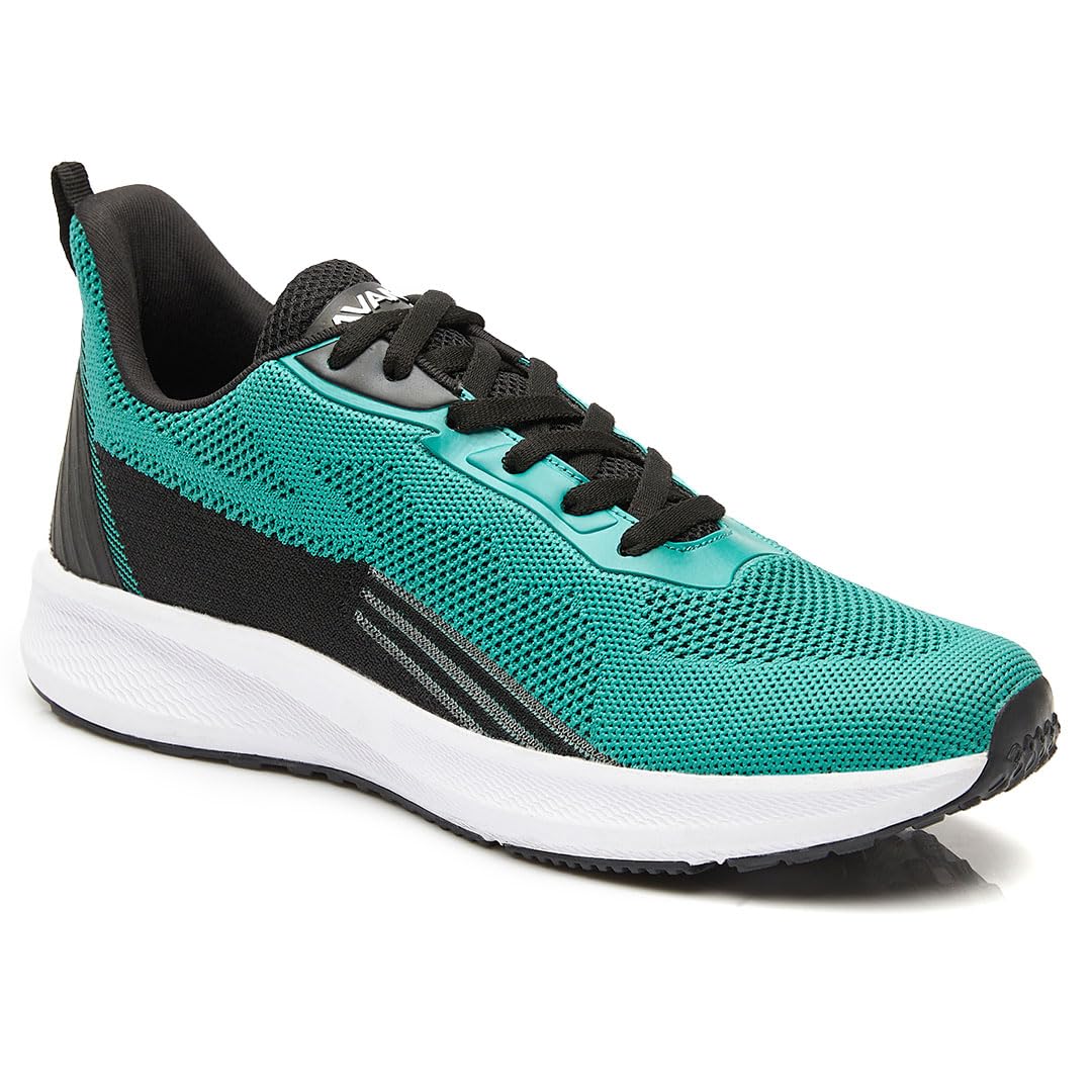 AVANT UltraBoom - Tenis de correr y entrenamiento para hombre, suela de goma 100% pura, plantilla de goma EVA natural, malla superior de punto transpirable, agarre mejorado para baja abrasión,